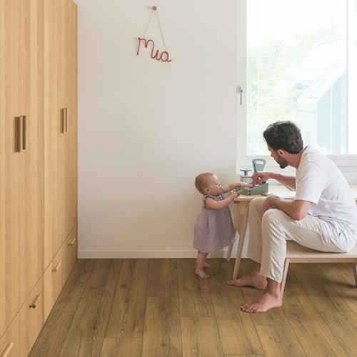 Ламинат Quick-Step Classic Waterproof Дуб какао коричневый (CLM5793)