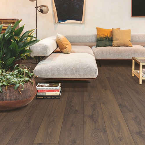 Ламинат Quick-Step Classic Waterproof Дуб земляной орех коричневый (CLM5800)